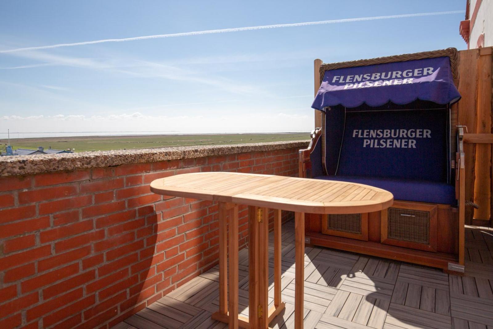 Apartamento Ankerplatz Ueber Dem Hafen-Pub Pellworm Exterior foto
