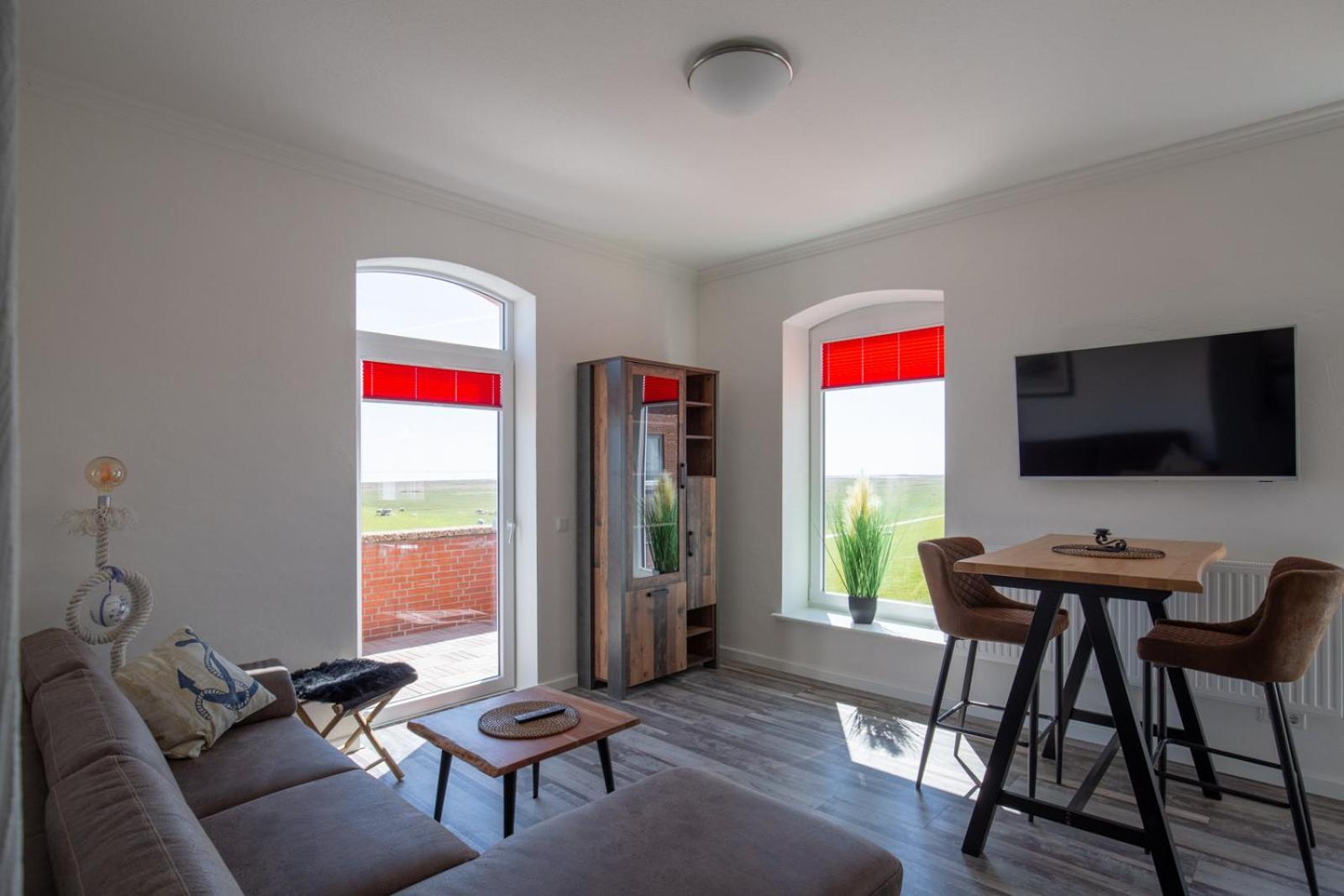 Apartamento Ankerplatz Ueber Dem Hafen-Pub Pellworm Exterior foto